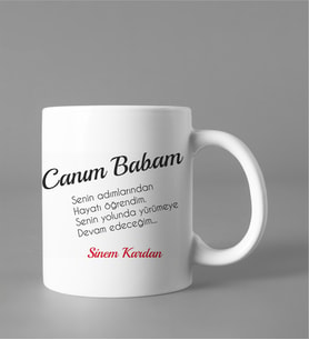 Kişiye Özel Canım Babam Kupası