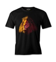 Aslan 3 Siyah Erkek Tshirt