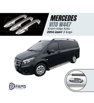 Mercedes  Vito W447 Krom Kapı Kolu 3 kapı 2014 Üzeri P. Çelik