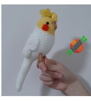 Amigurumi Kuş Muhabbet Kuşu (Çok Renkli)