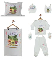 Pia Baby GL 1903-06 İsme Özel Yastık Battaniye Zıbın Set
