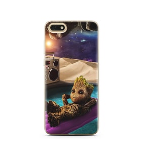 Baby Groot Tasarım Süper Şeffaf Silikon Telefon Kılıfı Huawei Honor 7s - y5 2018