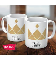 Kişiye Özel İsimli Taç Hediye Kupa Bardak