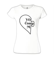 You Complete - Comp Beyaz Bayan Tshirt