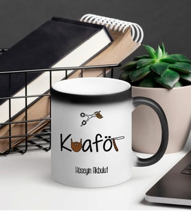 Erkek Kuaförü Sihirli Kupa Bardak