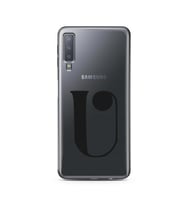 Samsung A7 (2018) Harf Tasarımlı Telefon Kılıfı U-Harfi 