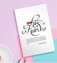 BK Gift Kişiye Özel Mânâ Kız Kardeş Beyaz Defter