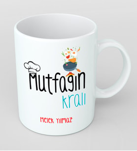 Kişiye Özel Mutfağın Kralı Kupa Bardak