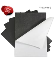 YAPIŞKANLI FOTO MAGNET TABAKA 20x25 CM.  4'LÜ (Boş)