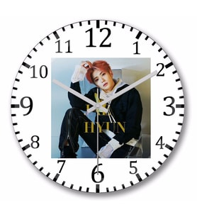 Jaehyun Nct 127 Superhuman Duvar Saati Bombeli Gercek Cam