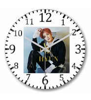 Jaehyun Nct 127 Superhuman Duvar Saati Bombeli Gercek Cam