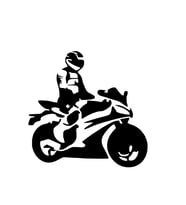Motorsiklet Sticker Yapıştırma 25CM