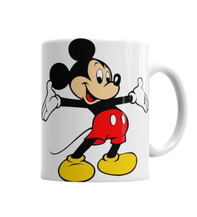 Mickey Mouse Kupa Bardak Porselen
