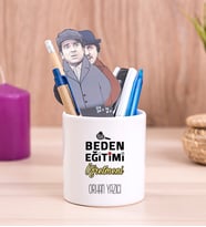 Beden Eğitimi Öğretmeni Seramik Kalemlik