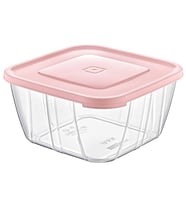 2100ML Hava Sızdırmaz Kapaklı Şeffaf Kare Gıda & Yemek Saklama Kabı