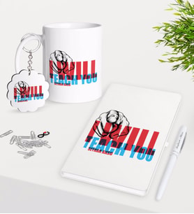 BK Gift Kişiye Özel İngilizce Öğretmeni Kupa Anahtarlık Beyaz Defter Kalem Hediye Seti-11 (Model 1)
