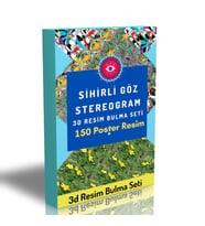 Stereogram Zeka Geliştirme Seti (150 Poster Resim)