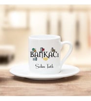 Bankacı Türk Kahvesi Fincanı (Beyaz)