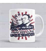 House Of Cards Frank And Claire Kupa Bardak Porselen