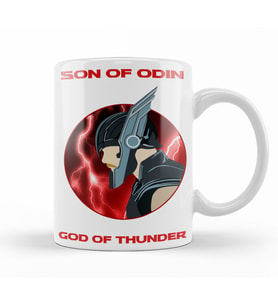 God of Thunder Kupa Bardak Porselen