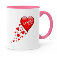 BK Gift Kişiye Özel Annem Pembe Kupa Bardak  1