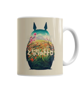 Forest Dream Totoro Kupa Bardak Porselen