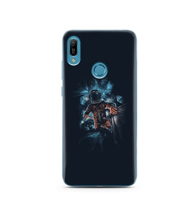 Uzay Boşluğu Tasarım Süper Şeffaf Silikon Telefon Kılıfı Huawei Y6 (Prime) 2019