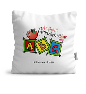BK Gift Kişiye Özel Anasınıfı Öğretmeni  Yastık  1