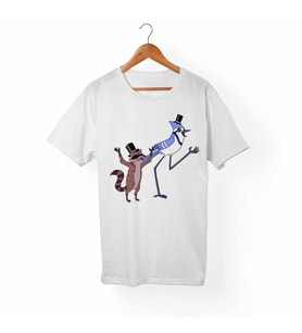 Regular Show Çocuk Beyaz Tişört