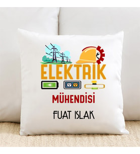 Elektrik Mühendisine Hediye İsimli Yastık