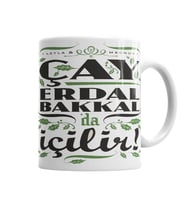 Çay  Erdal Bakkalda İçilir Erdal Bakkal Kupa Bardak Porselen