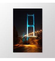 Arty Tablo Boğaz Köprüsü Tablo (Karışık)