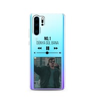 No.1 Mp3 Tasarımlı Süper Şeffaf Silikon Telefon Kılıfı Huawei P30 Pro 