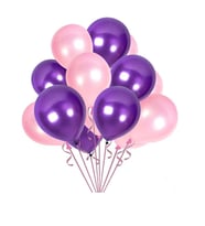 30 Adet Pembe Mor Balon ( Balonlar Sönüktür)