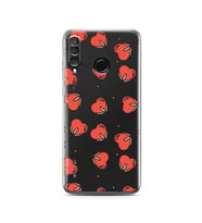 Şeker Tasarımlı Süper Şeffaf Silikon Telefon Kılıfı Huawei P30 Lite 