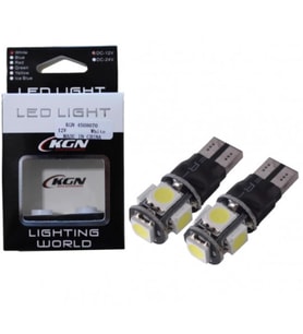 KGN T10 ÇAKAR BEYAZ PARK AMPULÜ DİPSİZ 12 VOLT 2Lİ TAKIM