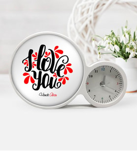 BK Gift Kişiye Özel Seni Seviyorum Saatli Sihirli Led Ayna Çerçeve  7