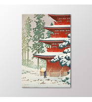 Arty Tablo Saishoin Temple in Snow Tablo (Karışık)