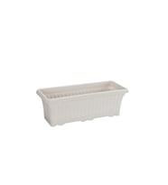Fidanistanbul Ova Balkon Saksısı, 3,5 Litre (Krem)