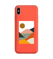 Turuncu Lansman Telefon Kılıfı Iphone XS