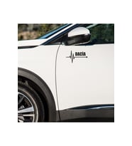 Dacia Dokker kapı ayna altı 2 adet sticker - atatürk sticker hediyeli