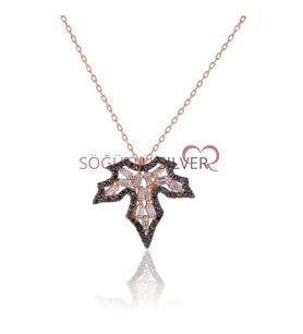 Söğütlü Silver YAPRAK KOLYE