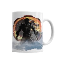 Alien Mortal Kombat Gamer Games Kupa Bardak Porselen