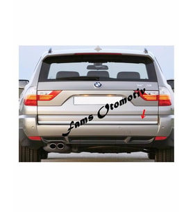 BMW X3 Krom Alt Bagaj Çıtası 2004-2010 P. Çelik