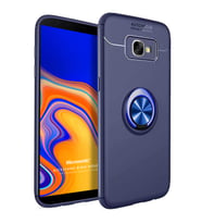 Microsonic Samsung Galaxy J4 Core Kılıf Kickstand Ring Holder Lacivert