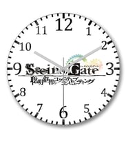 Steins Gate Duvar Saati Bombeli Gercek Cam