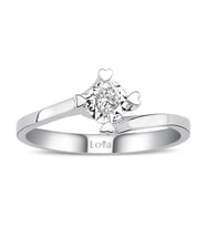 Lova 0,50 Karat Efektli Pırlanta Tektaş Yüzük - 1070098