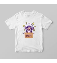 Maymun Astronot Tişörtü ( Çocuk - Büyük ) Kişiye Özel