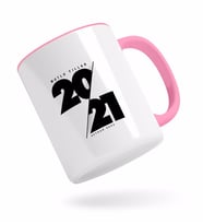 BK Gift Kişiye Özel 2024 Mutlu Yıllar Pembe Kupa Bardak-9
