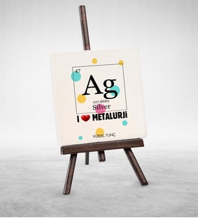 BK Gift Kişiye Özel Mesleki Metalurji Mühendisi Şovaleli Doğal Taş